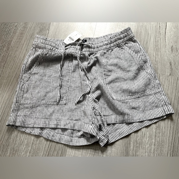 J. Crew Factory NWT linen blend striped shorts XS - Picture 2 of 11